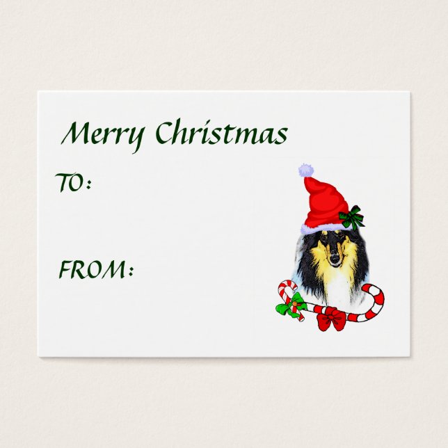 Collie Christmas Geschenke (Vorderseite)