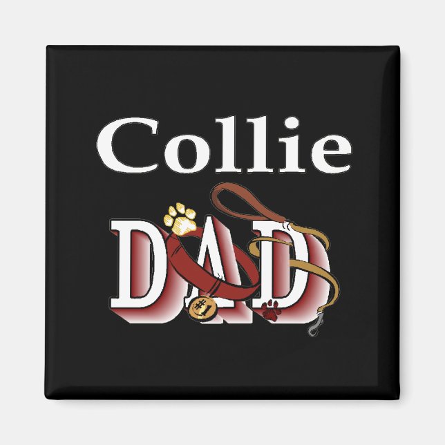 Collie dad Magnet (Vorne)