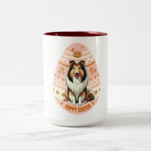 Collie-Ei Zweifarbige Tasse