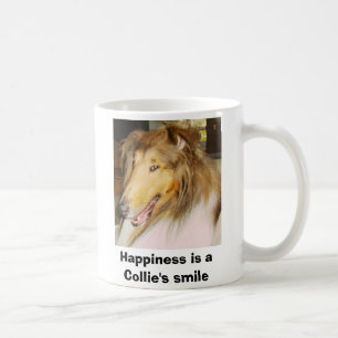 COLLIE, Glück ist Collis Lächeln Kaffeetasse