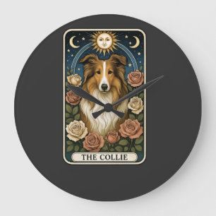 Collie Große Wanduhr