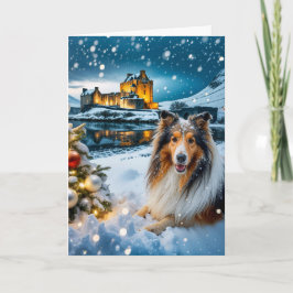Collie Holiday Card Feiertagskarte