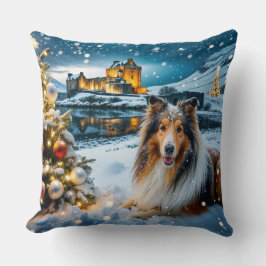 Collie Holiday Kissen
