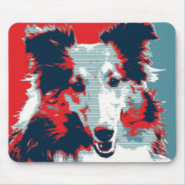 Collie Hope Parody Poster Mousepad