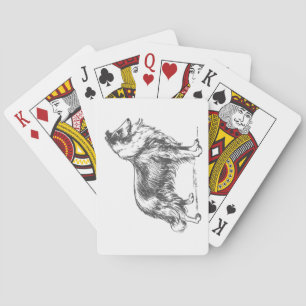 Collie-Hund Spielkarten