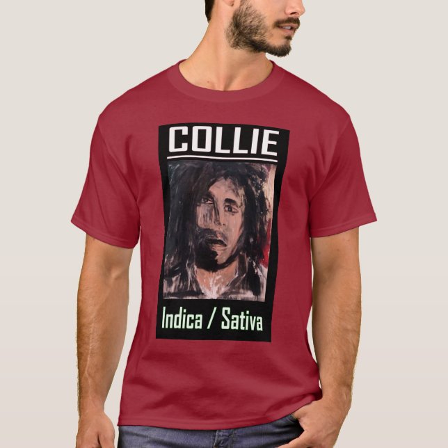 COLLIE INDICA SATIVA T-Shirt (Vorderseite)