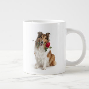 Collie Liebe Jumbo-Tasse