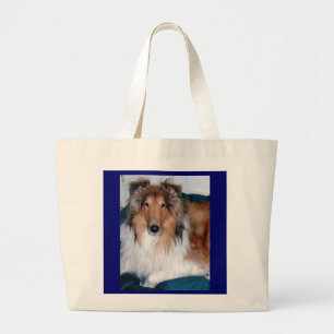 COLLIE-LIEBE-TASCHE JUMBO STOFFBEUTEL