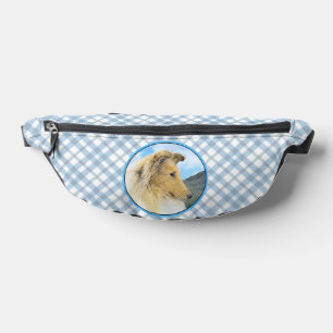 Collie Malerei Rauher Sable Merle Originale Hunde Bauchtasche