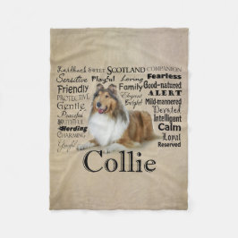 Collie-Merkmal-Fleece-Decke Fleecedecke