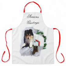 Collie Puppy Christmas