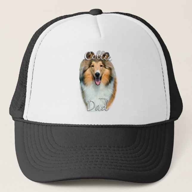 Collie (rau) Vater 2 Truckerkappe (Vorderseite)