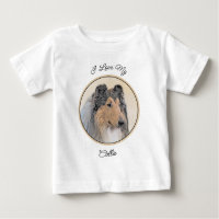 Collie (Rough) Malerei - Niedliche Original Hunde 