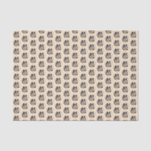 Collie (Rough) Malerei - Niedliche Original Hunde  Seidenpapier