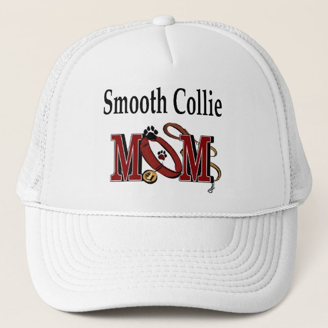 Collie Smooth Mama Hat Truckerkappe (Vorderseite)