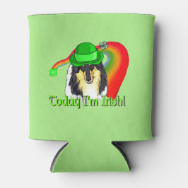 Collie St Patricks Day Dosenkühler