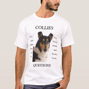 COLLIE STELLT GLATTES IN FRAGE T-Shirt
