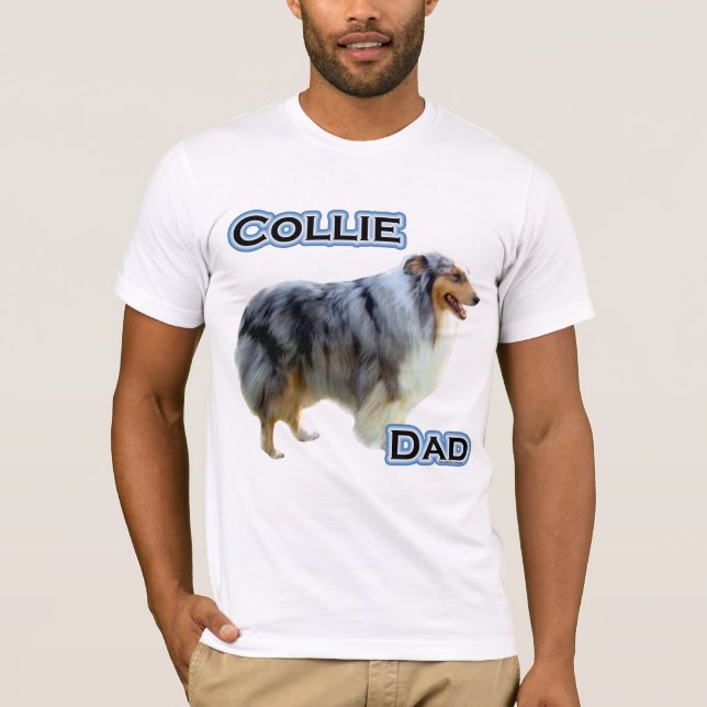 Collie Vater 4 T-Shirt (Vorderseite)