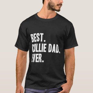 Collie Vater Funny Pet Border Collie Print Cloud T-Shirt
