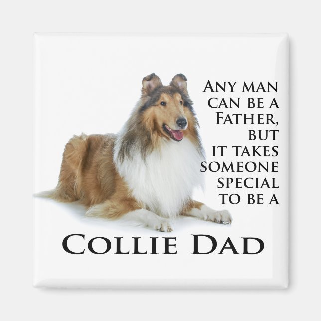 Collie Vater Magnet (Vorne)