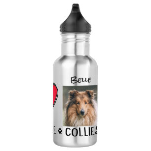 Collie Water Flasche Dose Lovers Edelstahlflasche