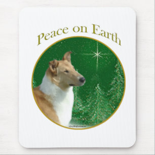 Collie Weltfrieden Mousepad