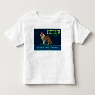 Collie-Zitrone LabelSan Dimas, CA Kleinkind T-shirt