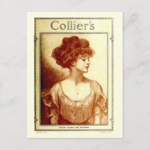 Collier's magazine 1909, Gibson girl Postkarte