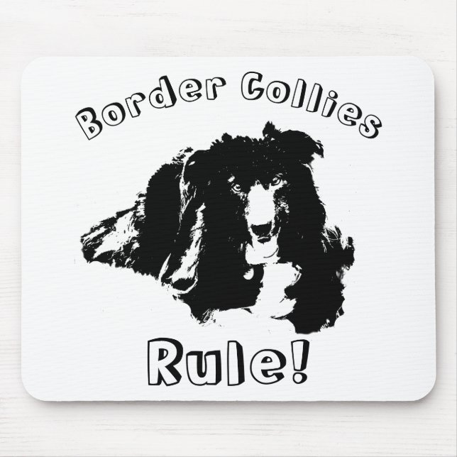 Colliese an den Grenzen Funny Mousepad (Vorne)