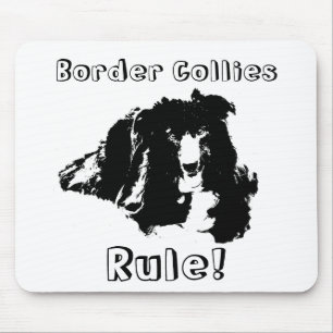 Colliese an der Grenze Regel Funny Dog Mousepad