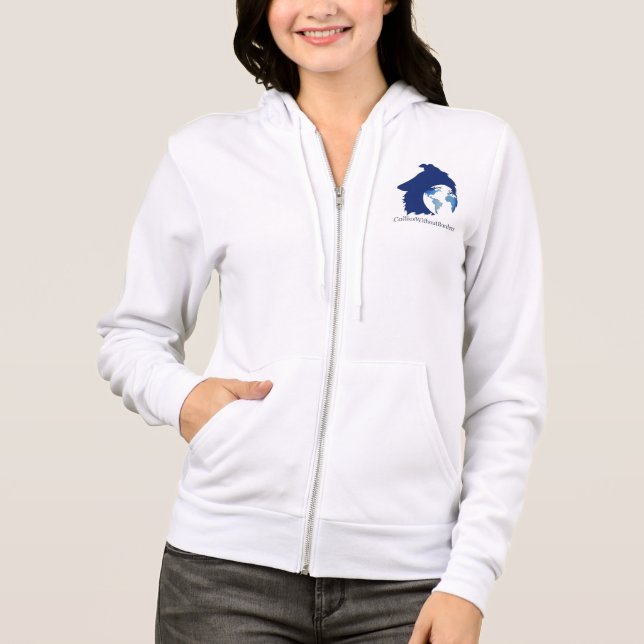 ColliesWithoutBorders Logo Hoodie (Vorderseite)