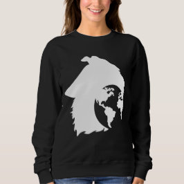 ColliesWithoutBorders weißes Logo Sweatshirt