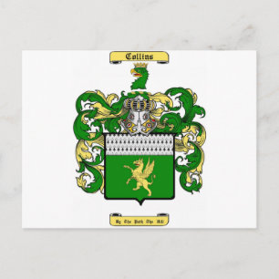 Collins (Englisch) Postkarte