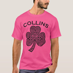 Collins Familie Nachname Irish Ireland Celtic T-Shirt