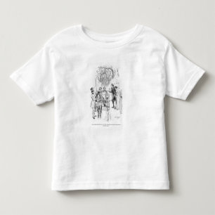 Collins und Charlotte waren stehend Kleinkind T-shirt