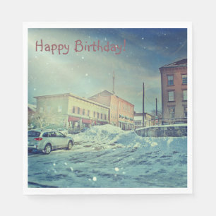 Collinsville Birthday Serviette