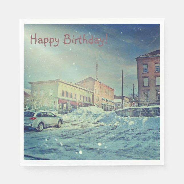Collinsville Birthday Serviette (Vorderseite)