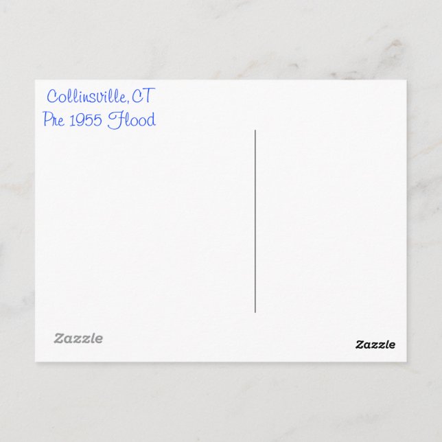 Collinsville Postcard Postkarte (Rückseite)