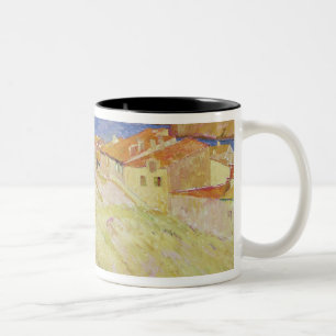 Collioure Landschaft Zweifarbige Tasse