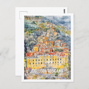 Collodi Toscana Italien Reisen Postkarte