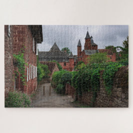 Collonges-La-Rouge, das rote Dorf in Frankreich Puzzle