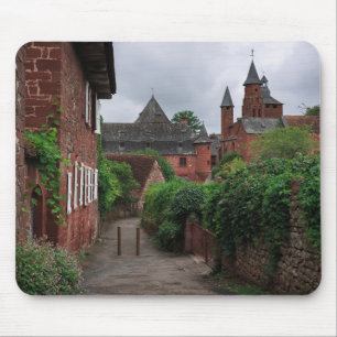 Collonges-La-Rouge, das rote Dorf mousepad