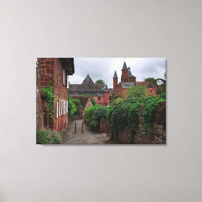 Collonges-la-Rouge, die rote Leinwand des Dorfes (Vorderseite)