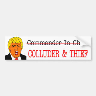COLLUDER u. THIEF-NOT Kommandant - herein - Leiter Autoaufkleber