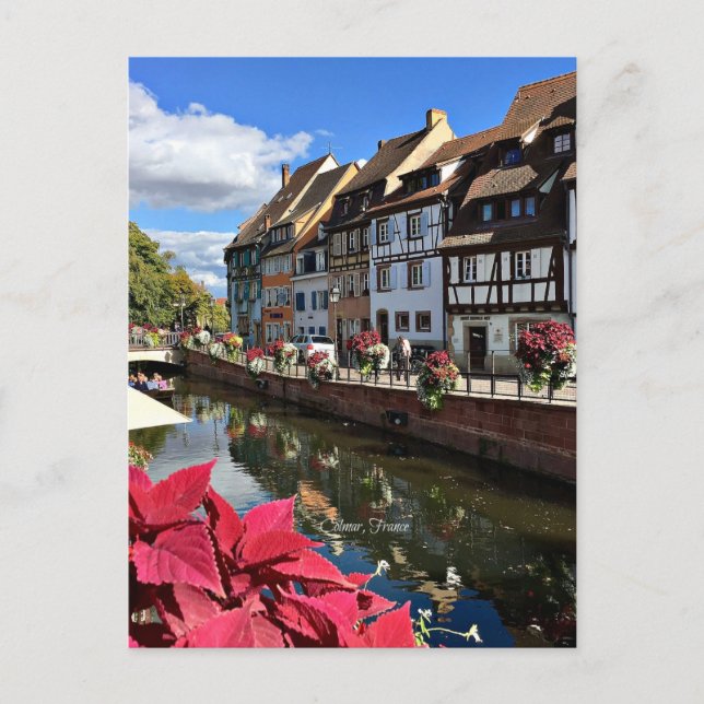 Colmar, Elsass, Frankreich, Foto Postkarte (Vorderseite)