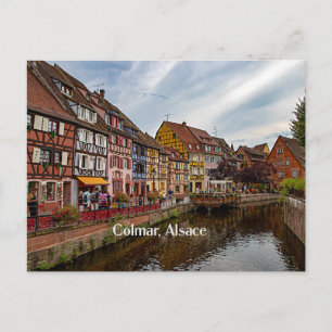 Colmar, Elsass, Frankreich landschaftliches Foto Postkarte