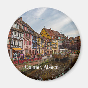 Colmar, Elsass, Frankreich Magnet