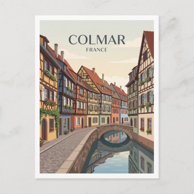 Colmar, Elsass, Frankreich Postkarte (Vorderseite)