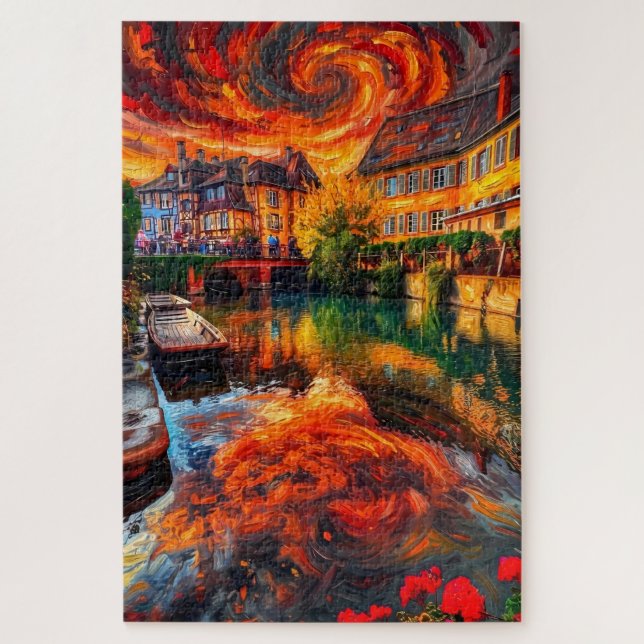 Colmar Embers: Galerie Edition Solar Vortex Puzzle (Vertikal)