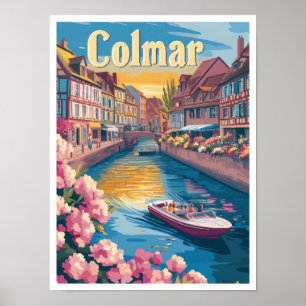 Colmar France Art Vintage Poster